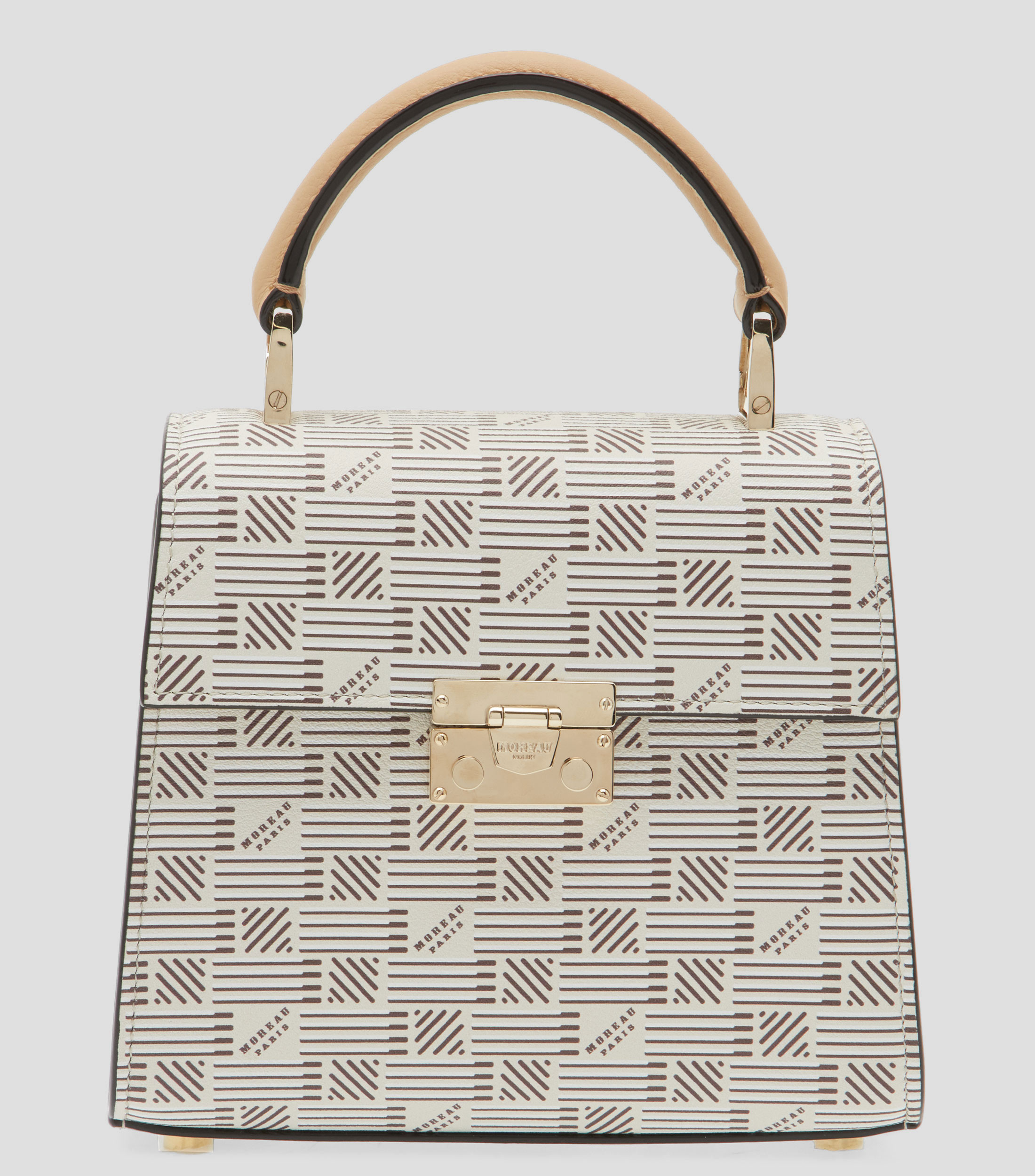 Bolsa satchel en piel Mune estampado Mujer